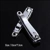 Stainless Steel Nail Clippers and Scissors for Sharp, Precise Trimming - Perfect for Nail Art and Salon Use