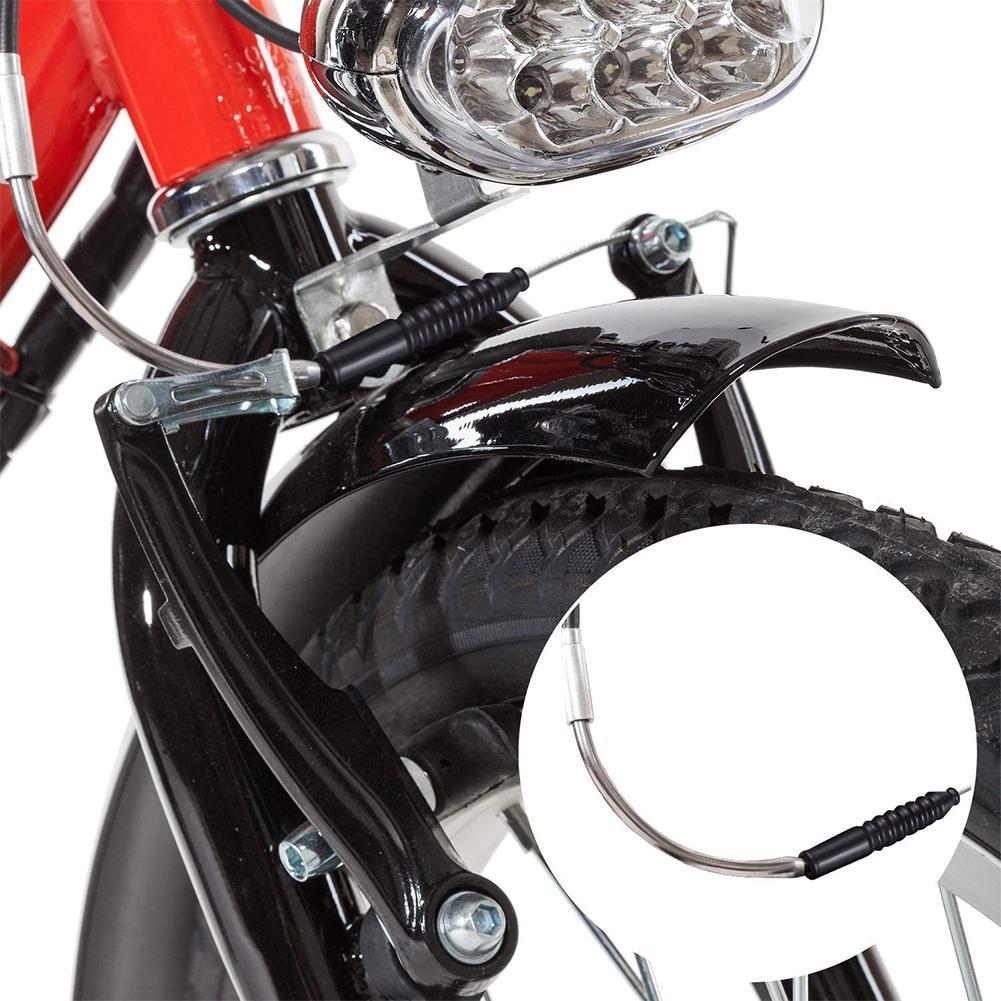 Aluminum Bicycle V Brake Noodles Bend Tube Cable Guide Head Bicycle Hose Rubber Brake Accessory P3I6
