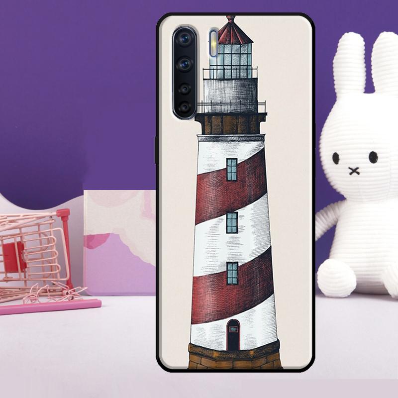 Abstract art highway lighthouse Case For Oppo A57 A77 A76 A16 A96 A17 A18 A60 A80 A40 A38 A58 A78 A98 A94 A74 A54 A15 A5 Pro