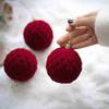 Christmas Tree Ornament Set: Nine Painted Macaron Candy Color Irregular Balls