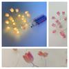Battery Operated Flowers Night Light 5M 50LED Flower Fairy Light Tulip String Lights  Home