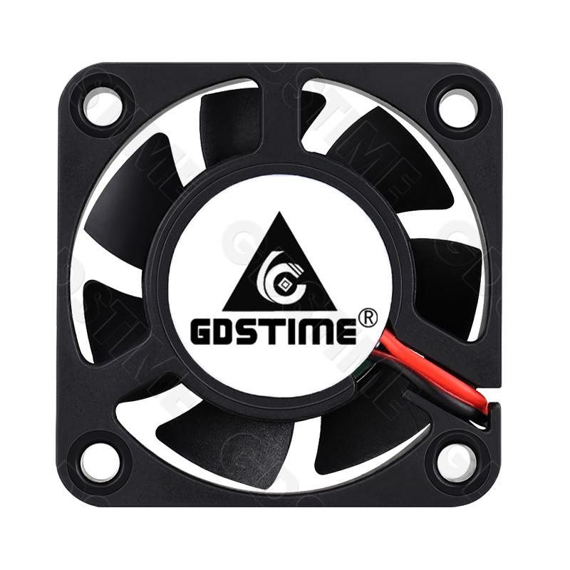 Gdstime 4010 Fan 24V 12V 5V 40mm*10mm Mini PC Case Cooling Fan 4CM Dual Ball Sleeve Cooler Fan for 3D Printer Parts Cooling Fuel Injectors 6