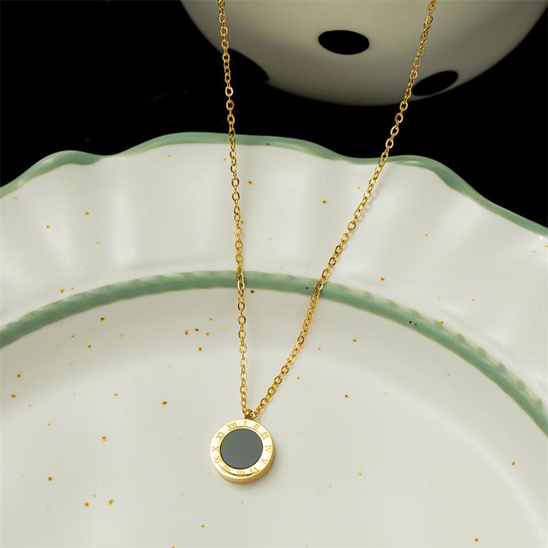 Chic and Versatile Titanium Steel Necklaces for Women, Lockbone Chains with Personal Appeal