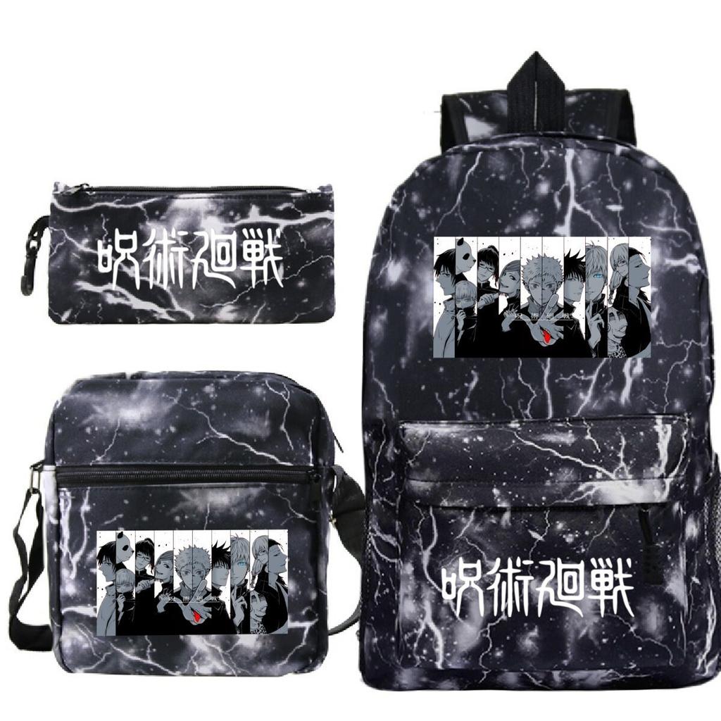 New Animation Peripheral Printing Children's Fashion Backpack Japanese Trend Primary and Secondary School Student Schoolbag Set