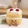 New Jelly Cake Series Cream Velvet Cherry Cake Cute Fashion Plush Toy Doll