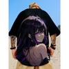 Men's T-shirt Anime Girl Character T-shirt 3D T-shirt