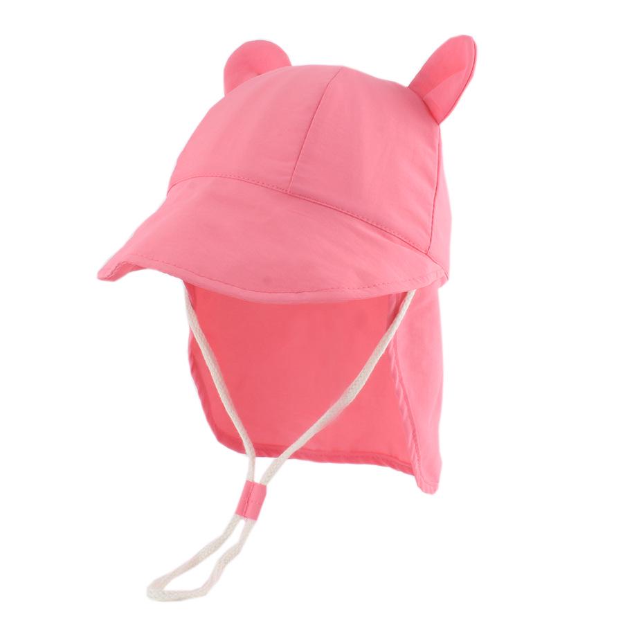 2026 Baby Sun Hat with Cute Bear Ears – Quick Dry Bucket Style for Spring & Summer Beach Days