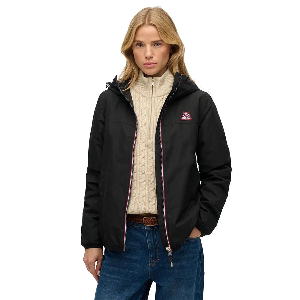 Superdry Damen Schwarz Windjacke Essential Tri - Bild 4