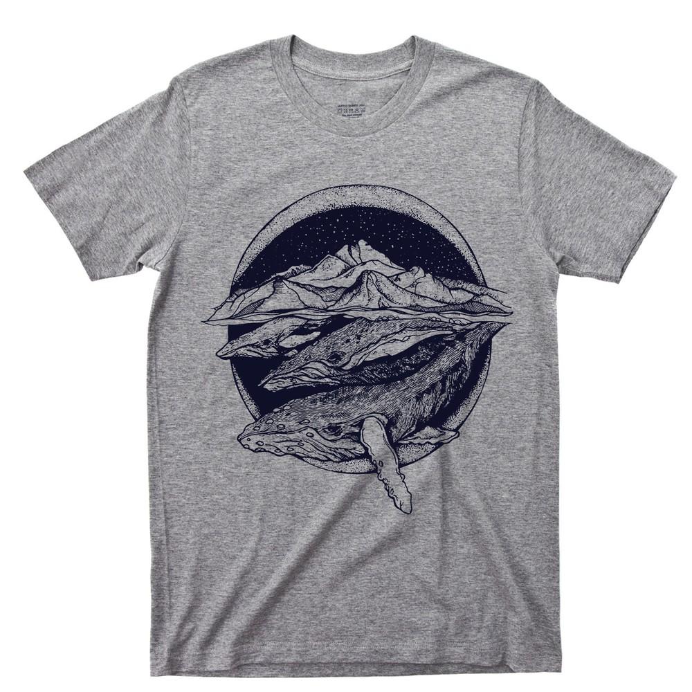 

Wildlife T Shirt Narwhal Humpback Killer Whale Orca Dolphin Porpoise Fishing Tee 3XL