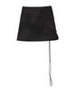 Myullib Shirring Strap Skirt/Black