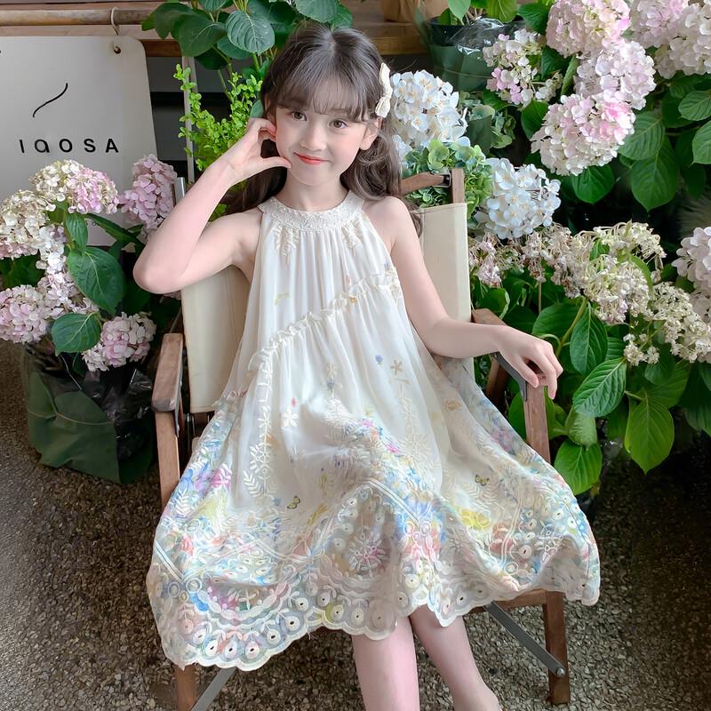 Girls' Summer Princess Beach Dress