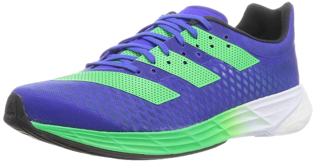 Adidas adizero Pro Running Shoes, Fall/Winter 2021 Model, Sonic Ink/Screaming Green/Core Black (GZ5474), Size 27.0 cm