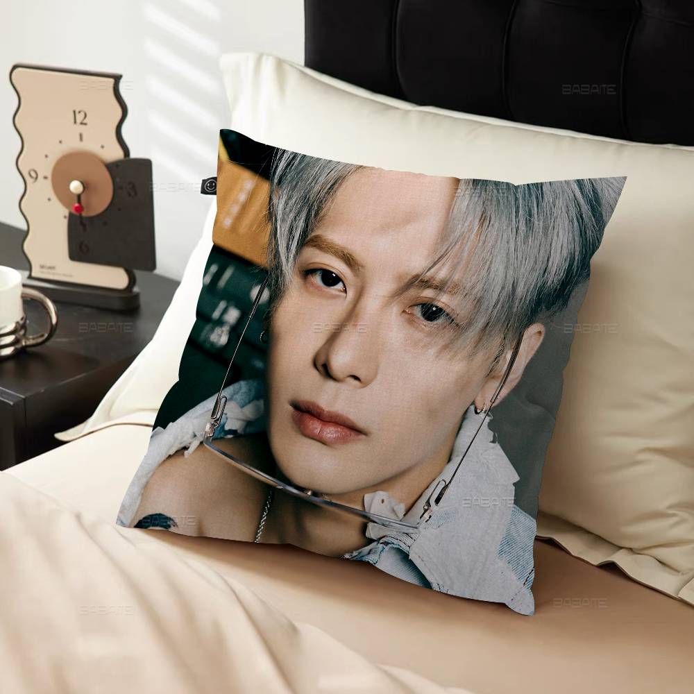 Chinese Star J-Jackson Wang Personalized Pillow Cover Kids Bedroom Wild Party Decor Pillowcase kid Birthday shower Gift