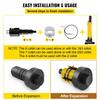 Hydraulic Exhaust Pipe Expander, 1-5/8" to 4-1/4" size, 10 T Manual Hydraulic Pipe Stretcher w/4 Dies and 2 Storing Case for Copper, Aluminum Tubes in