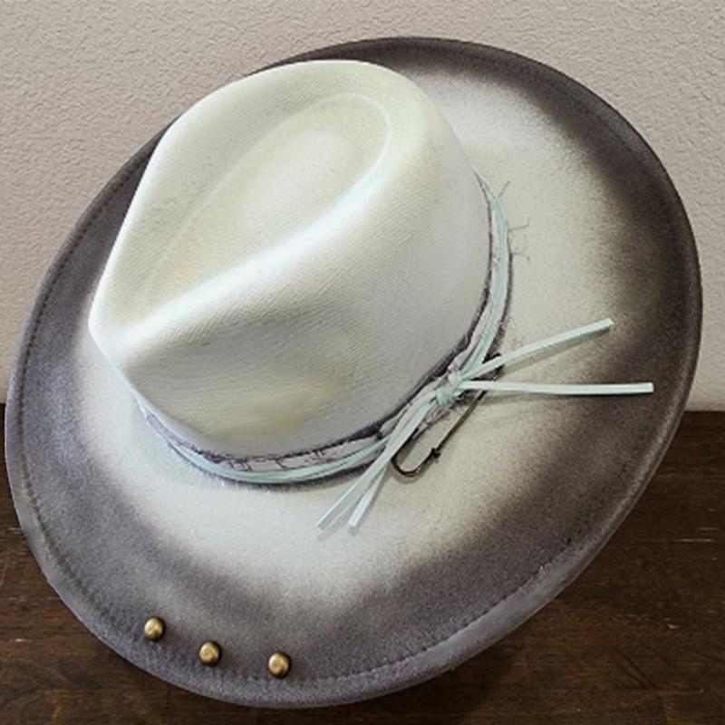 

New special fedora hats Men women painted Fedoras unqiue Hand-painted fedora Jazz hat Top hats 2024 sombrero british cup hat 55-58