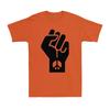 Fist Peace Love Anti War Peace Lover Gift Novelty Vintage Unisexs Cotton TShirt