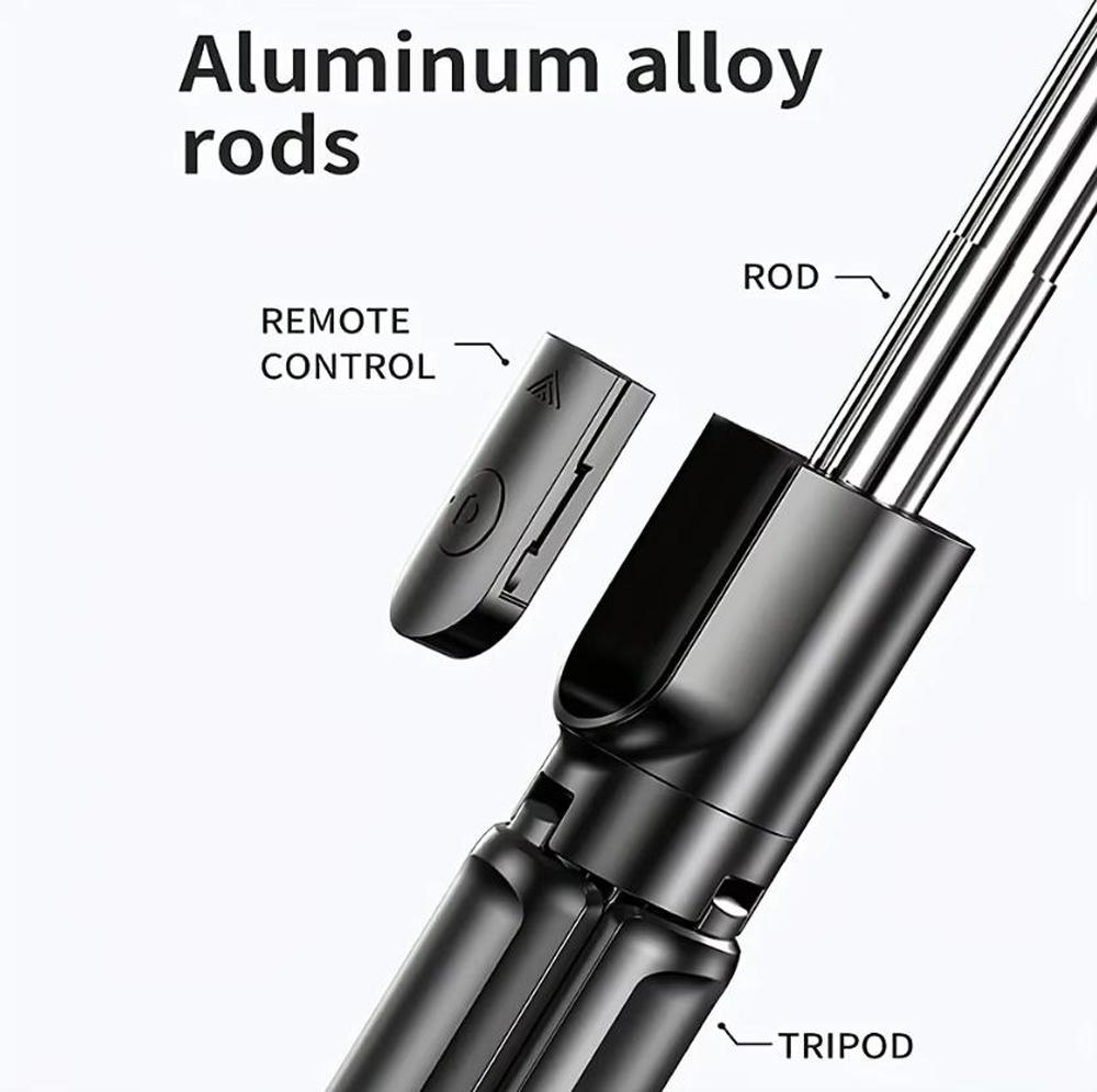 Handheld 360 Degree Flexible Sports Camera Monopod Stand Mobile Phone Mini Selfie Stick Tripod With Wireless Remote