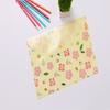1Pcs  Waterproof and Moistureproof  A4 Test Paper Bag  Fresh Broken Flower Transparent Folder  Snap B