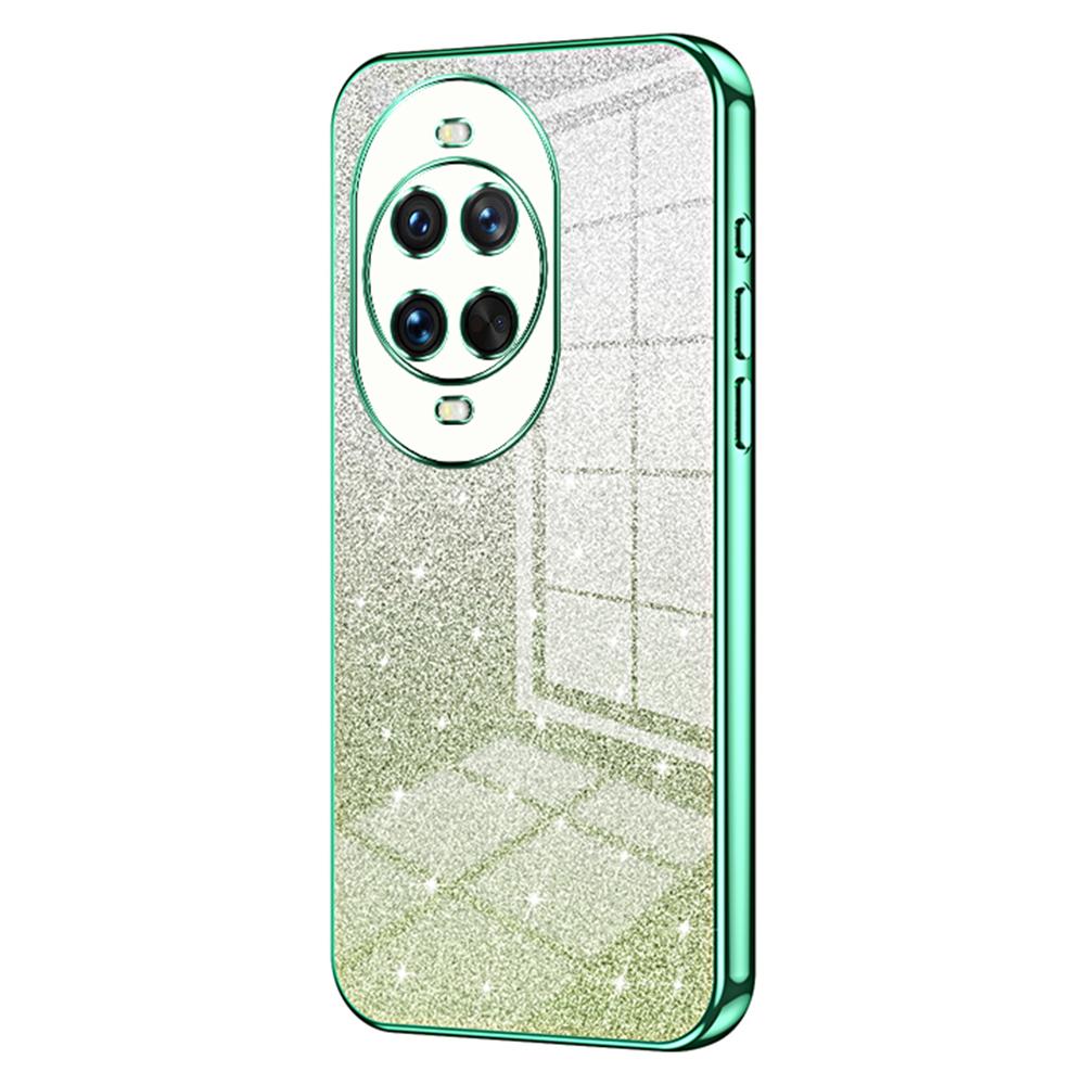 

For Huawei nova 14 Ultra 5G Case Electroplating Gradient Glitter TPU Phone Cover Green
