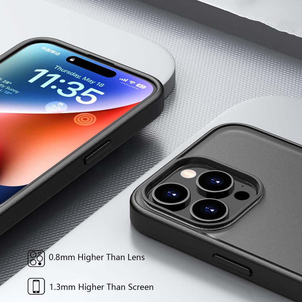 Magic Series for iPhone 16 Pro Case Translucent Matte TPU + PC Phone Cover