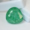 Natural Green Emerald 20.15 Ct Certified Pear Cut Loose Gemstone 15x15 mm