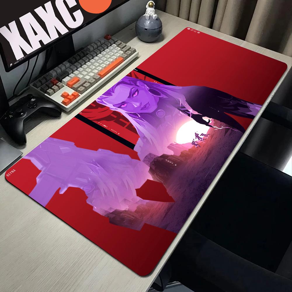 Reyna Valorant Mouse Pad Gaming XL Grande HD Nuovo Mousepad per Casa XXL Tappetino per Tastiera Gomma Naturale Morbida Tappeto per Ufficio Mouse Pad per Laptop