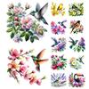 Flowers and Birds 5D DIY Full Drill Round Diamond Painting Kit Home Wall Decor