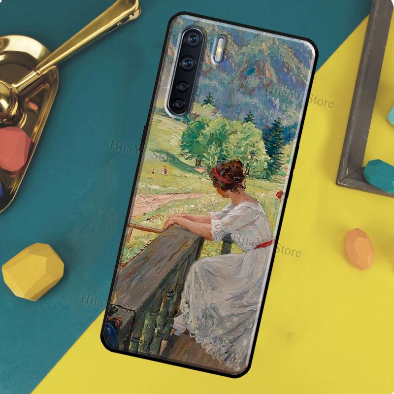 Iconic Painting Famous Art Case For OPPO A96 A76 A16 A94 A74 A54 A77 A17 A16 A52 A72 A91 A93 A5 A9 A31 A53 A57s Cover