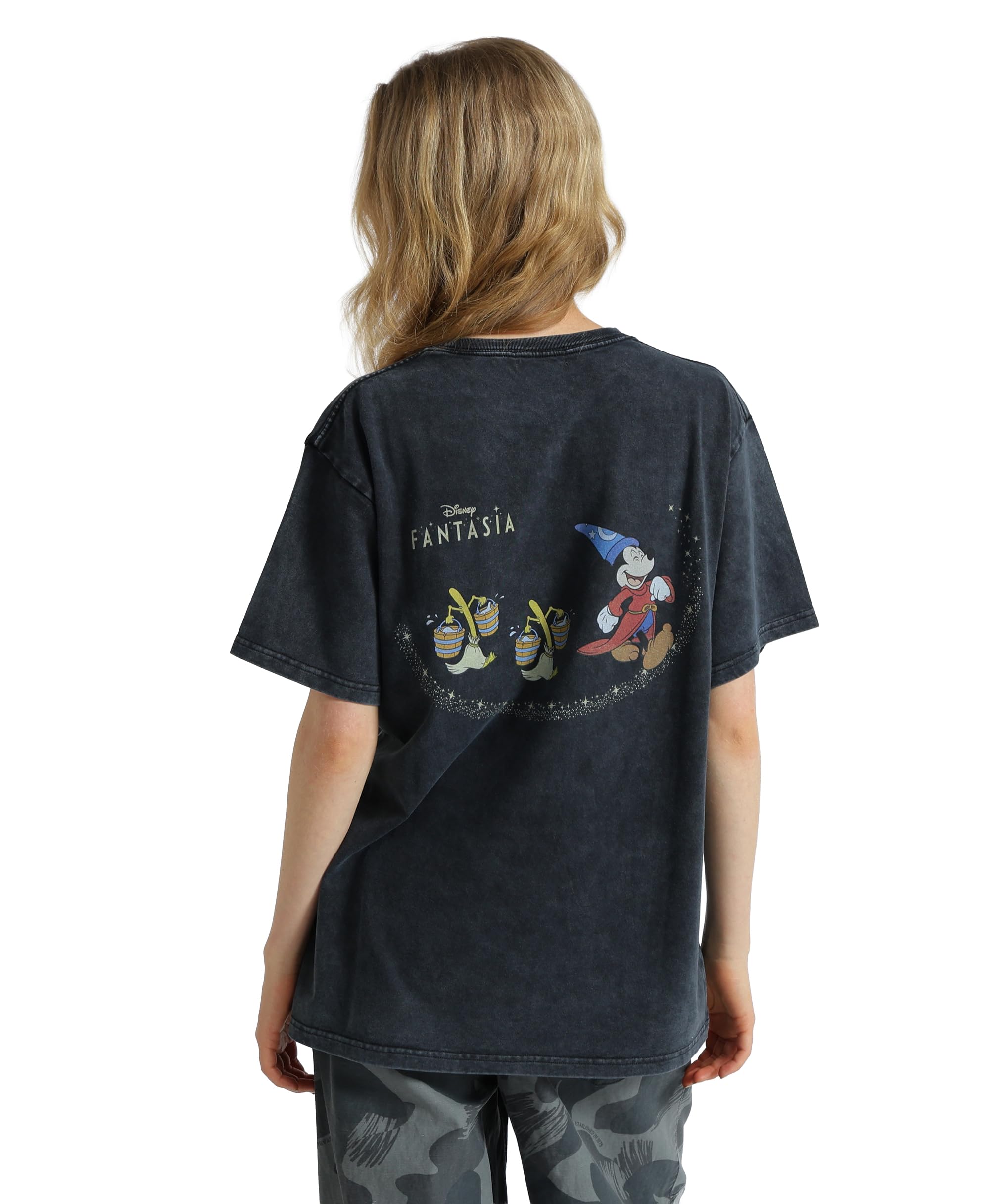 

AVIREX Коллекция FANTASIA MICKEY MOUSE BROOM WOMAN F 410 Серая ФУТБОЛКА Женская 783-5235614