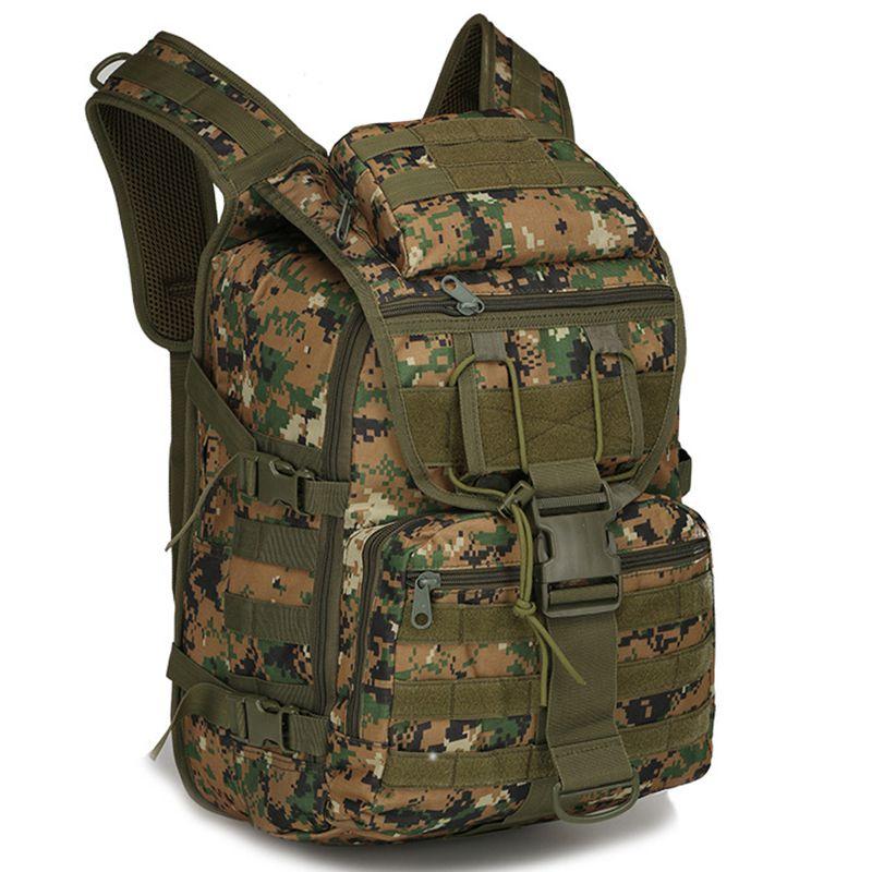 Durable 40l Outdoor Military Tactical Backpack With Adjustable Straps And Waist Protector