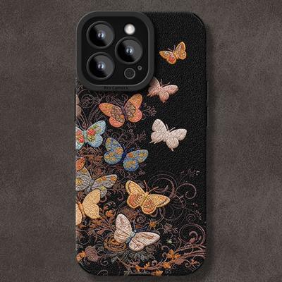 Colorful Butterfly for IPhone17 Simple 16PRO/15 Mobile Phone Case for Apple 14promax New Model 13