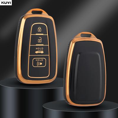 Kuvi 4 Buttons Tpu Remote Car Key Case Cover For Toyota Chr Camry Corolla Rav4 Highlander C-Hr Prius Land Cruiser Prado