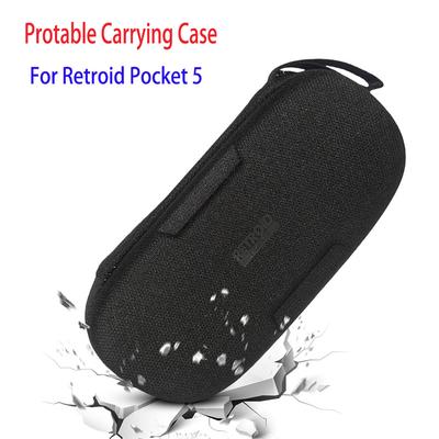 Tragbare Tasche Stoßfeste Reise-Schutzhülle mit Netztasche Reise-Aufbewahrungstasche für Retroid Pocket 5 Spielkonsole