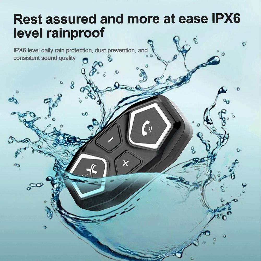 Cască de motocicletă X-11 Cască Bluetooth 5.0 Mâini libere Răspuns automat IP67 Impermeabil 2 în 1 Tip-C pentru căști și încărcare