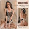 Style Bell Sex Underwear Sexy Lace Pure Desire Seduction Perspective Maid Clothing Maid Lace Up Uniform Set 5