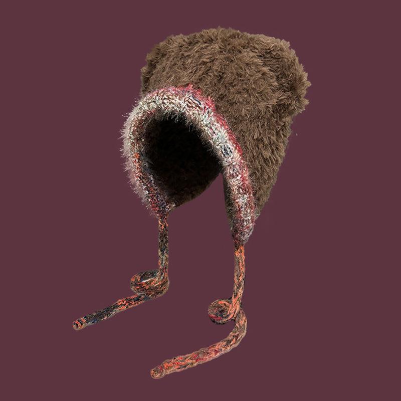 New Stacking Hat Wool Hat Women's Autumn and Winter Lei Feng Cold and Warm Knitted Hat Headgear