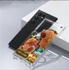 Magnetic Cartoon Plush Bear iPhone 15/16/17 Pro Max Transparent Full Coverage Case