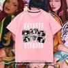 KATSEYE Girls Graphic T Shirt Korean Pop Group Member Photo Letter Print Breathable Summer Casual Top Fashion Daily Street