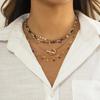 Nowe 4 szt. Boho Ręcznie robiony Łańcuszek z Koralików Naszyjnik Letni Plażowy Klamra OT Lariat Wisiorek Frędzel Choker Damskie Akcesoria Biżuteria