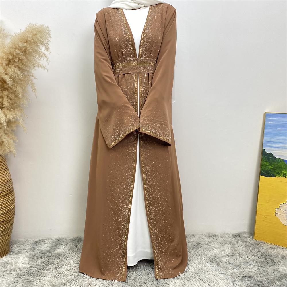 

Горячая распродажа в Дубае: Платье-кардиган на шнуровке с ромбовидным узором и карманом 2010