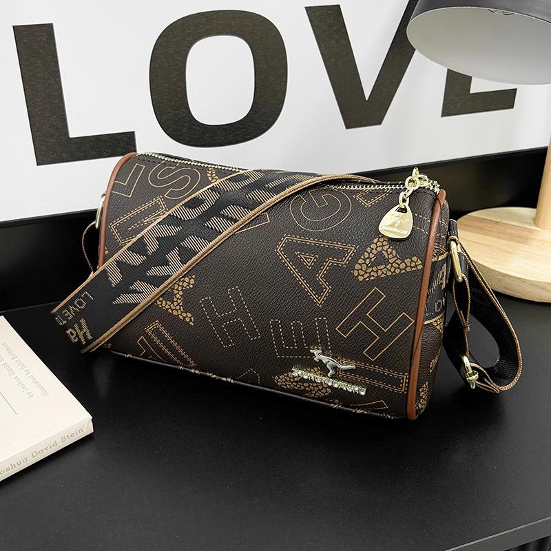 Trendy Versatile Floral Crossbody Shoulder Bag - Large Capacity Pillow Design