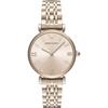 Gianni T-Bar Rose Gold Stainless Steel Ladies Quartz Watch AR11059