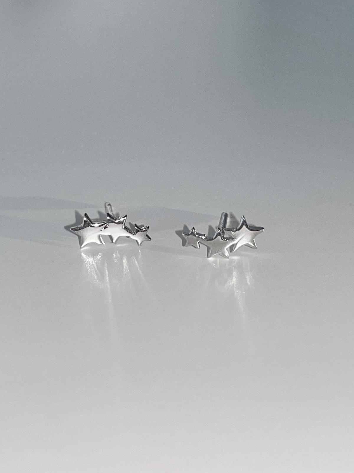 

925 Silver Needle Retro Star Earrings Women s Simple Niche High-end Earrings Fashion Personality Versatile New Earrings A pair of 925 silver needles