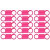 15Pcs Extension Spring Colorful Compression Small Tension Springs for Bag Strap AdapterRose Red