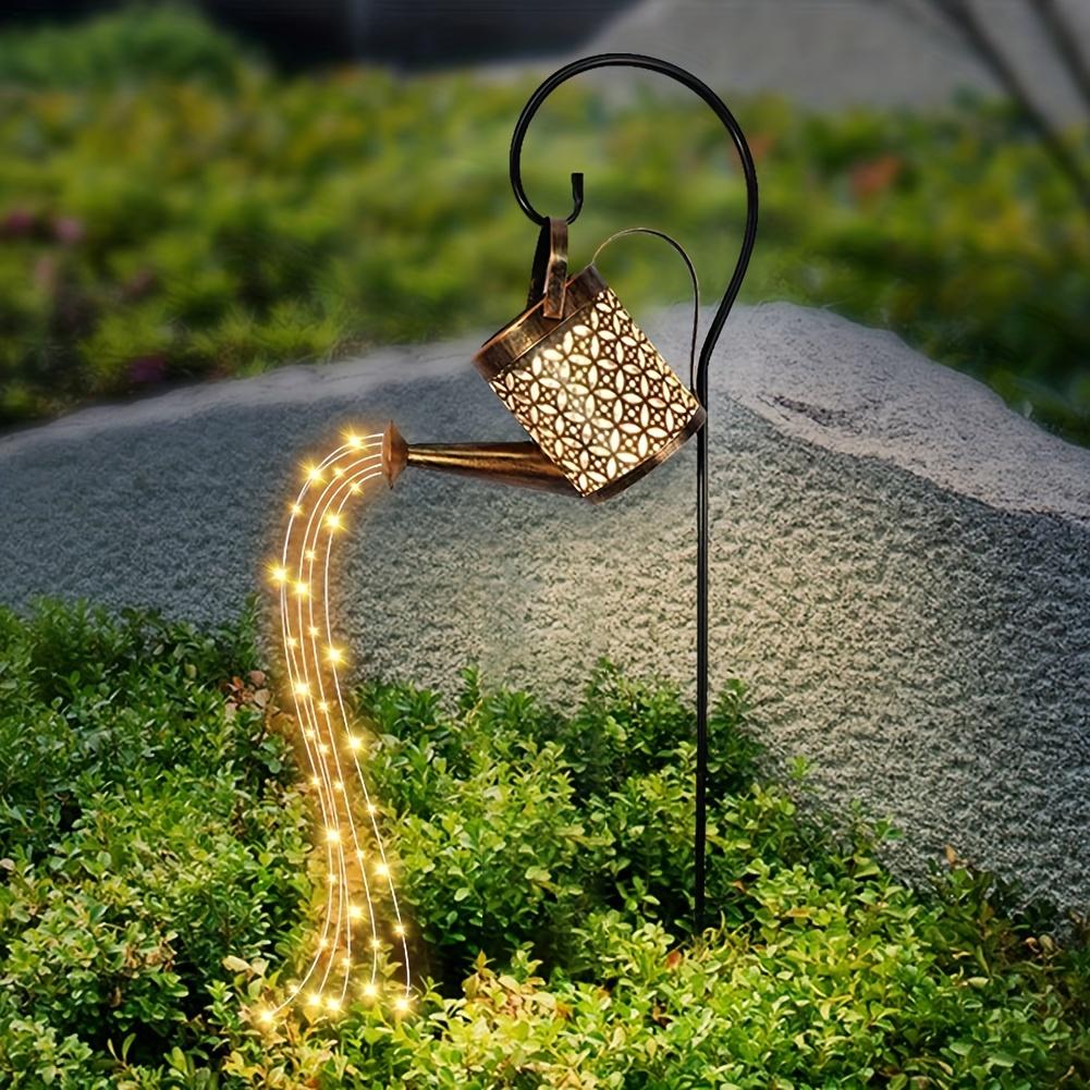 

Solar-powered Watering Can With Lights, Solar Garden Light Kettle Outdoor Decor Waterproof For Patio Tent Lawn Christmas Decor теплый белый