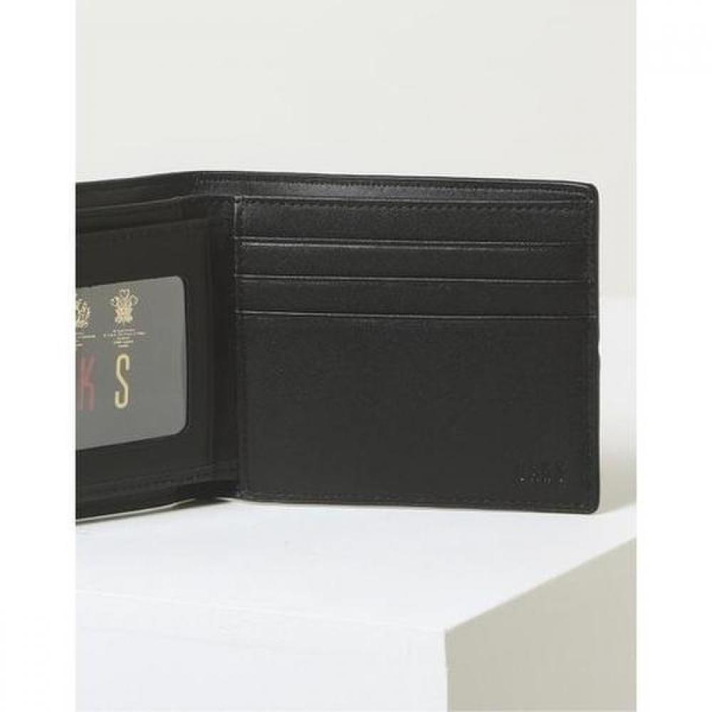 Daks Carteira Contrastante de Couro Preto Dbwa2f600bk