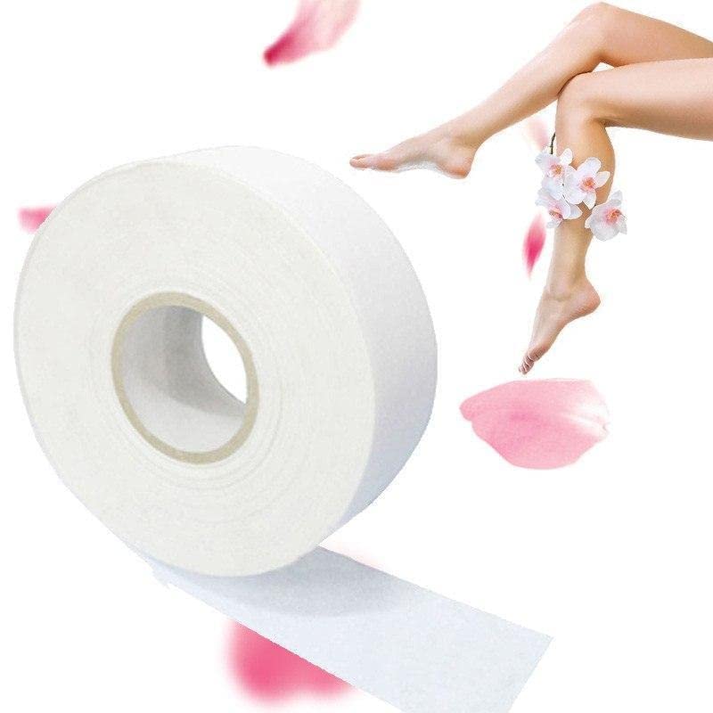 KNAFS COLLECTIONS®Wachstreifen Epilierrolle Vlies Einweg für Körper & Gesicht 3 Zoll x 100 Yards Haarentfernung Wachsrolle groß
