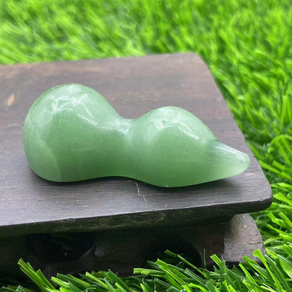 5.5cm Natural Stones Healing Gemstone Mini Size Carving Crafts Crystal Gifts Hallowmas Crystal Pen-rest