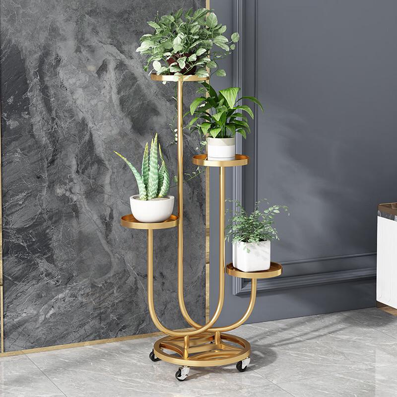 Leichter Luxus Marmor Indoor Blumenständer