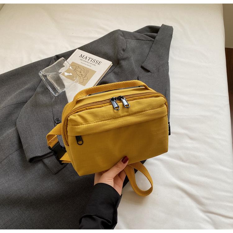 

Lightweight bag women s new 2025 nylon cloth messenger bag high-end fashion shoulder bag Korean version of simple women s bag жёлтый